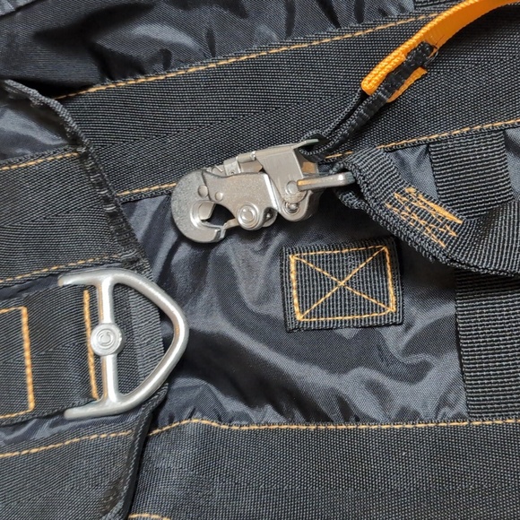 WRASCAL ARCH'R Tactical Backpack With Quick Release Strap in Black and Orange - Picture 8 of 14